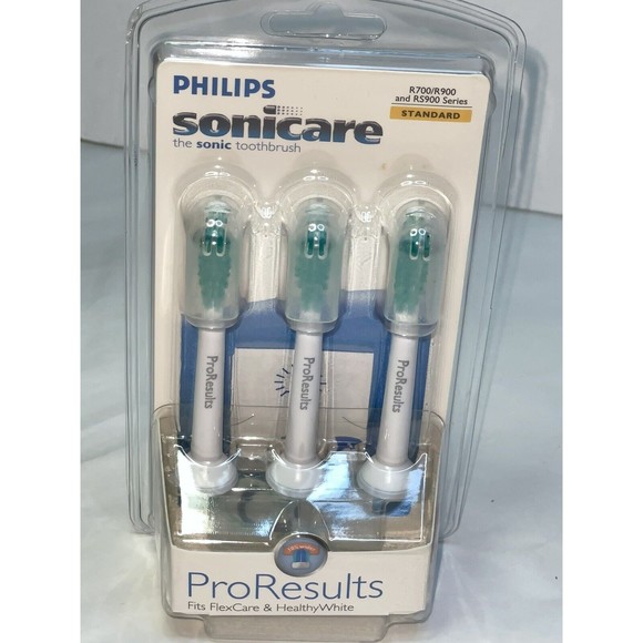 Philips Sonicare Toothbrush Pro Results 3 Replacement Brush Heads RS900 series - Picture 1 of 12